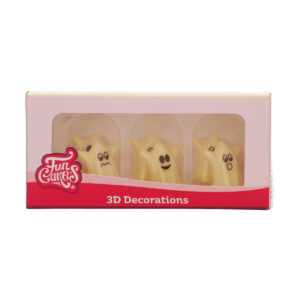 FunCakes suklaakoriste, 3D haamut 6 kpl