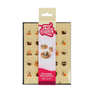 FunCakes Chocolate Decorations Halloween Ø2Cm set/25