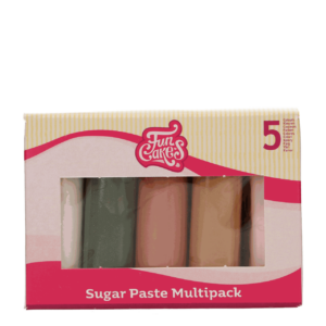 FunCakes Sugar Paste Multipack Shimmering Garden 5x100g