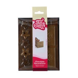 FunCakes Chocolate Decoration Festive Star Set/12