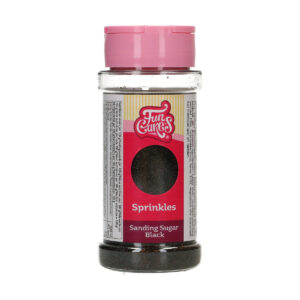 FunCakes Sanding Sugar 80g - Black