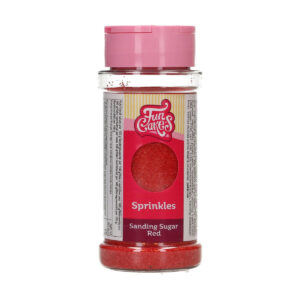 FunCakes Sanding Sugar 80g - Red