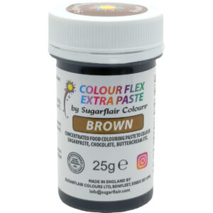 Sugarflair Colour Flex Extra Paste Brown 25g