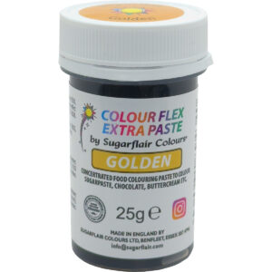Sugarflair Colour Flex Extra Paste Golden 25g