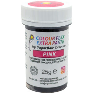 Sugarflair Colour Flex Extra Paste Pink 25g