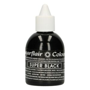 Sugarflair Liquid Colour Super Black 60ml