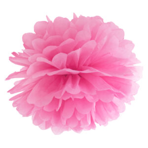 Pompom, hot pink 35cm