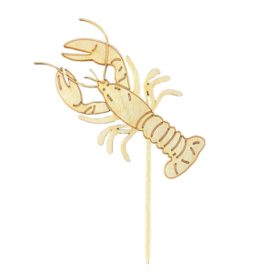 Wooden caketopper Crayfish
