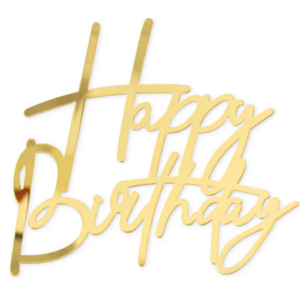 Kakkukoriste, Happy Birthday kulta