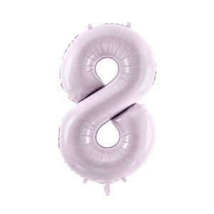 Muotofoliopallo, numero 8 violetti 72cm