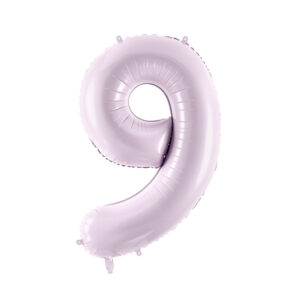 Muotofoliopallo, numero 9 violetti 72cm