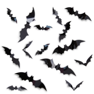 Halloween 3D bat wall sticker 60pcs