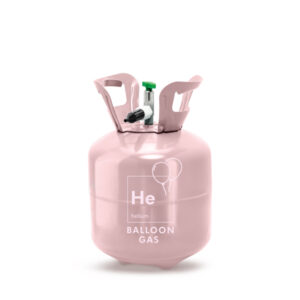 Helium tank, light pink, max 20 balloons
