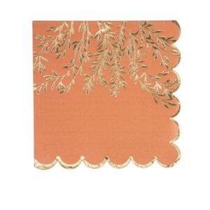 Large napkins, Terracotta