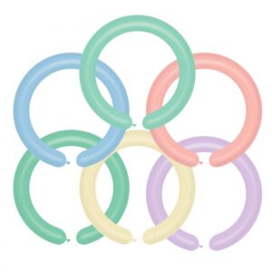 Modelling balloons mix, 100 pcs