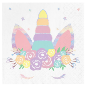 Napkins, Unicorn 10pcs