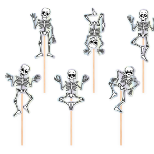 Skeleton toppers 6pcs