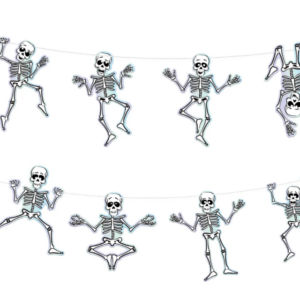 Skeletons garland 2m