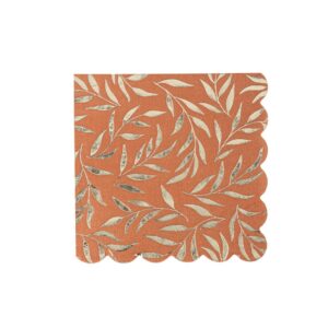 Small napkins, Terracotta 20pcs