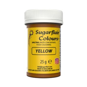 Sugarflair Paste Colour Yellow 25g