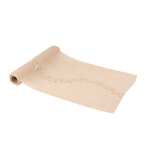 Table runner, golden leaves