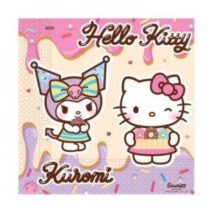 Large napkins Hello Kitty Kuromi