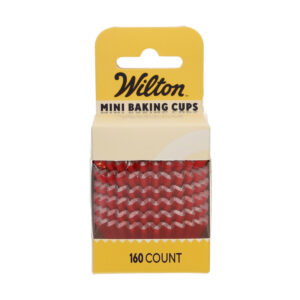 Wilton Mini Metallic Baking Cups Red pk/160