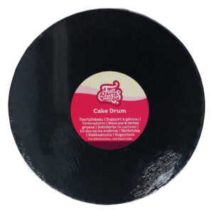 FunCakes Cake Drum Round Black Ø30cm