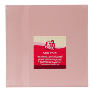 FunCakes Cake Drum Square Pastel Pink 30cm