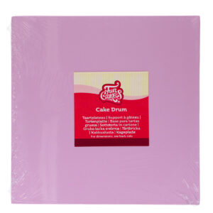 FunCakes Cake Drum Square Pastel Purple 25cm
