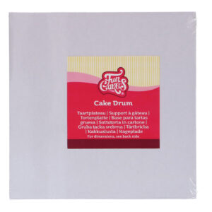 FunCakes Cake Drum Square White 33cm