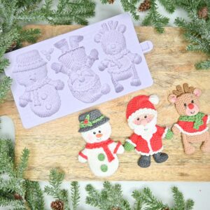 Karen Davies Silicone Mould Knitted Christmas