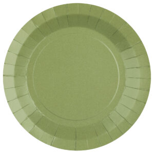 Large plates, olive 10pcs