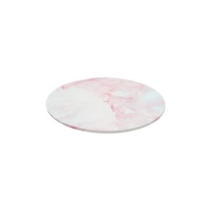 Simply Making Matt Masonite Board Round Pink Marble 20 cm