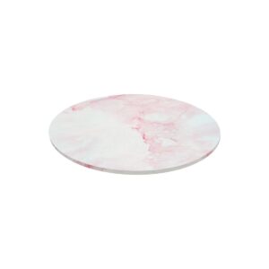 Simply Making Matt Masonite Board Round Pink Marble 25 cm