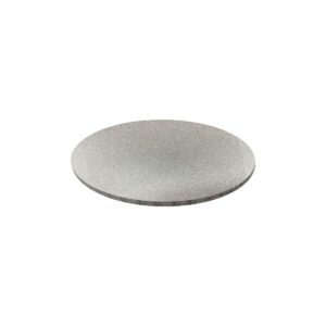 Simply Making Matt Masonite Board Round Silver Glitter 20 cm