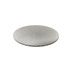 Simply Making Matt Masonite Board Round Silver Glitter 25 cm