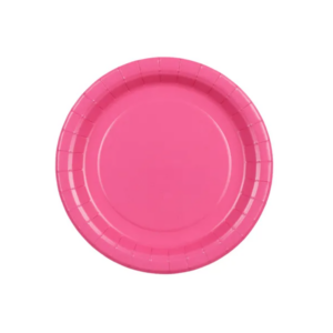 Small plates, dark pink 6pcs