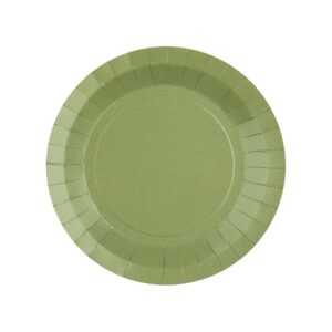 Small plates, sage 10pcs