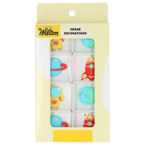 Wilton Sugar Decorations Space Adventures set/8