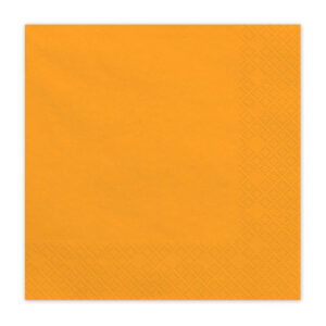 Paper napkins, light orange 20pcs