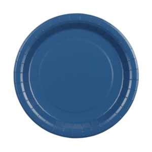 Paper plates, dark blue 23cm