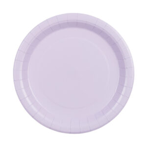 Paper plates, lavender 6pcs