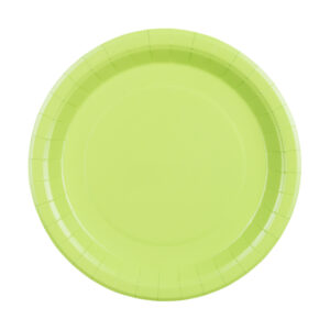 Paper plates, light green 23cm