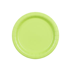 Paper plates, light green 6pcs