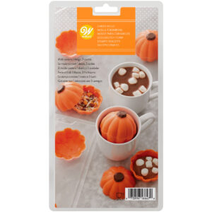 Wilton Candy Mould Choco Bomb Pumpkin Set/2