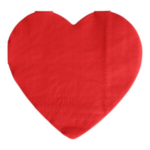 Hearts paper napkins