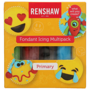 Renshaw Fondant Icing Multipack Primary Colours 5x100g