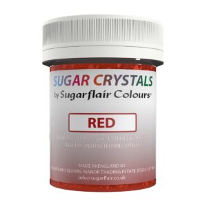 Sugarflair Sugar Crystals Red 40 g