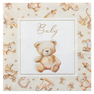 Teddy bear napkins